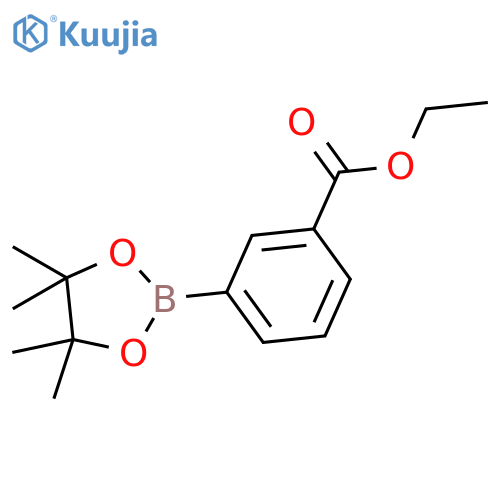 Ethyl 3-(4,4,5,5-tetramethyl-1,3,2-dioxaborolan-2-yl)benzoate structure