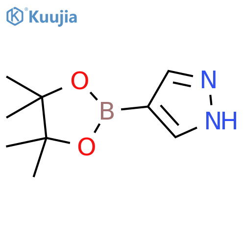 4-(tetramethyl-1,3,2-dioxaborolan-2-yl)-1H-pyrazole structure