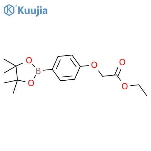 4-(2-Ethoxy-2-oxoethoxy)phenylboronic acid, pinacol ester structure