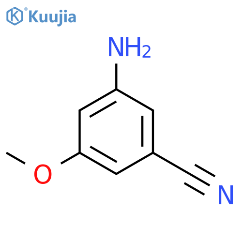 3-Amino-5-methoxybenzonitrile structure