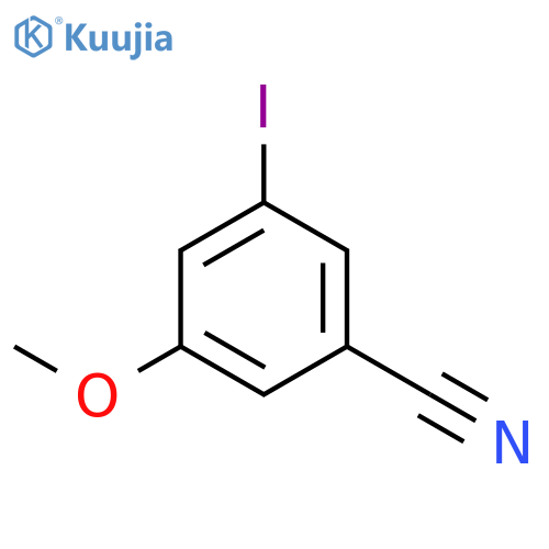 3-iodo-5-methoxybenzonitrile structure