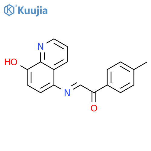Ethanone,2-[(8-hydroxy-5-quinolinyl)imino]-1-(4-methylphenyl)- structure
