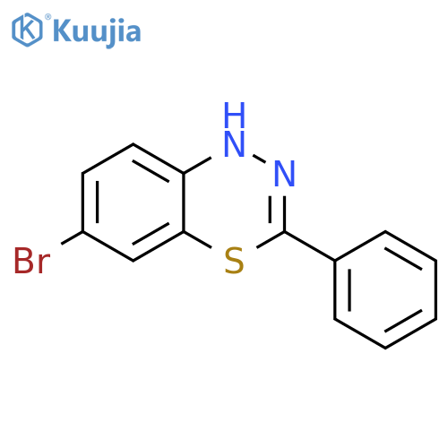 1H-4,1,2-Benzothiadiazine, 6-bromo-3-phenyl- structure