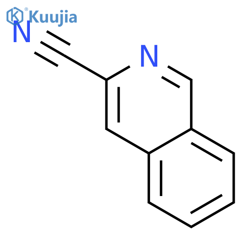Isoquinoline-3-carbonitrile structure