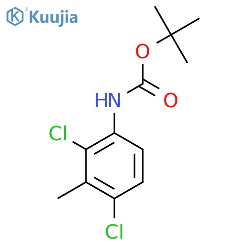 tert-butyl N-(2,4-dichloro-3-methylphenyl)carbamate structure