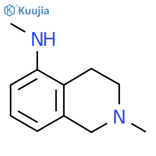 N,2-dimethyl-1,2,3,4-tetrahydroisoquinolin-5-amine structure