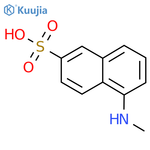 5-(Methylamino)naphthalene-2-sulfonic acid structure