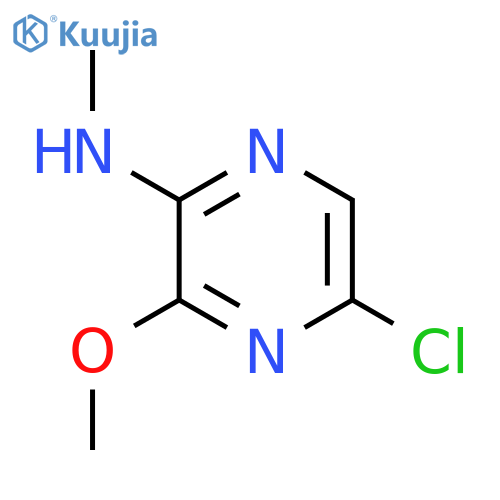 5-chloro-3-methoxy-N-methylpyrazin-2-amine structure