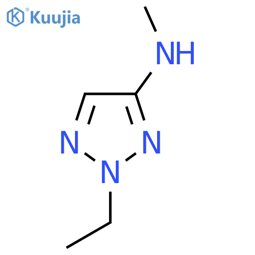 2-ethyl-N-methyl-2H-1,2,3-triazol-4-amine structure