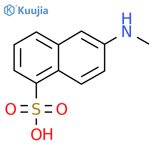 6-(Methylamino)naphthalene-1-sulfonic acid structure