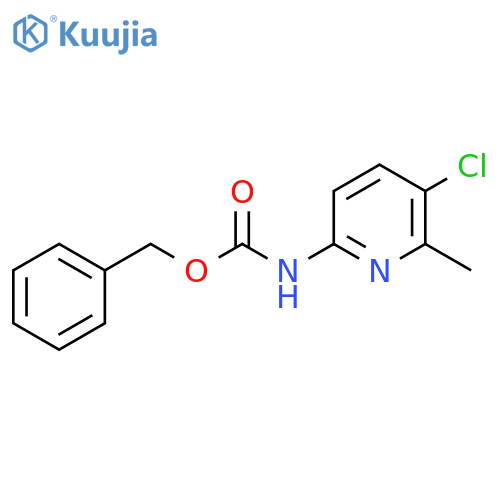 benzyl N-(5-chloro-6-methylpyridin-2-yl)carbamate structure