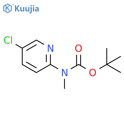 tert-butyl N-(5-chloropyridin-2-yl)-N-methylcarbamate structure
