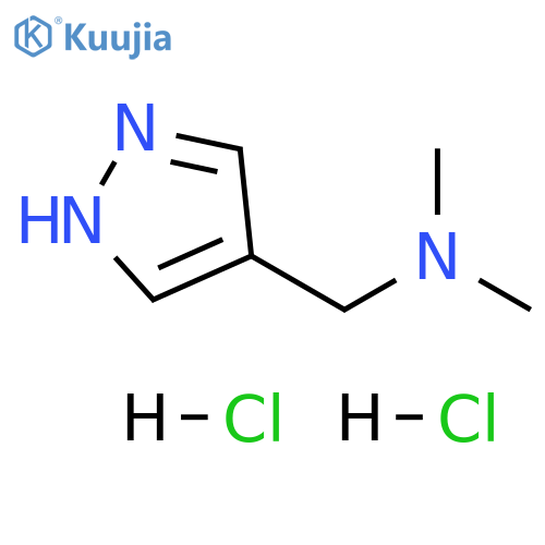 1H-Pyrazole-4-methanamine, N,N-dimethyl-, hydrochloride (1:2) structure