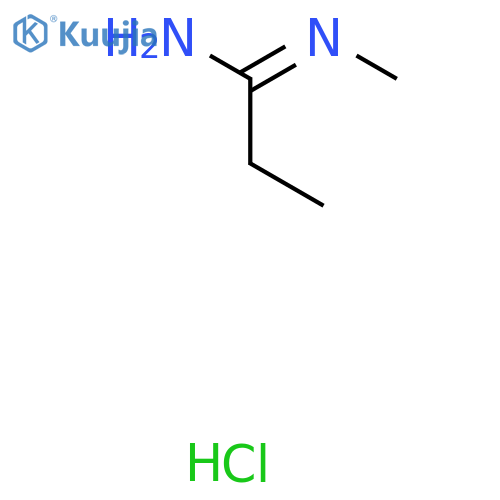 N-methylpropanimidamide hydrochloride structure