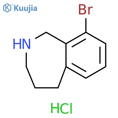 9-bromo-2,3,4,5-tetrahydro-1H-2-benzazepine hydrochloride structure