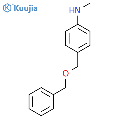 4-(benzyloxy)methyl-N-methylaniline structure