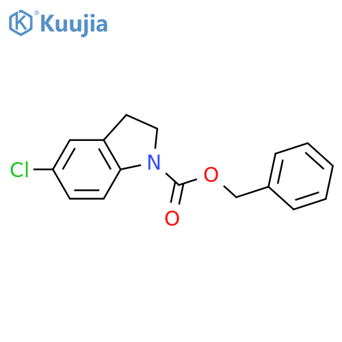 benzyl 5-chloro-2,3-dihydro-1H-indole-1-carboxylate structure