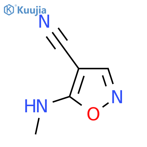 5-(Methylamino)-1,2-oxazole-4-carbonitrile structure