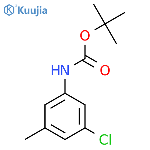 tert-butyl N-(3-chloro-5-methylphenyl)carbamate structure
