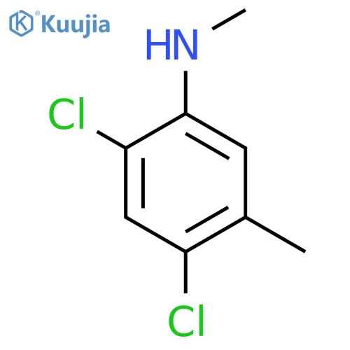 2,4-dichloro-N,5-dimethylaniline structure