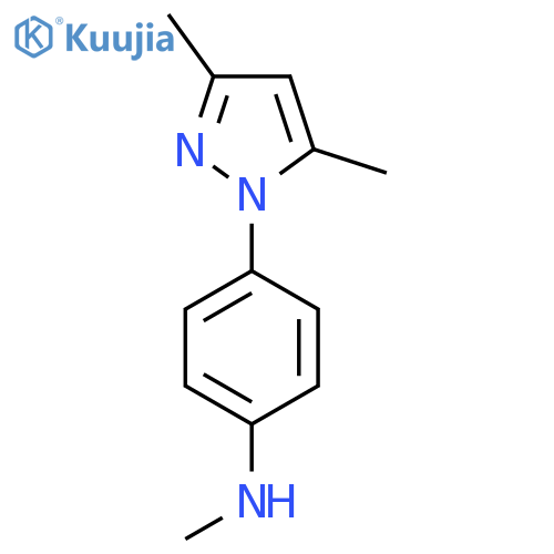 4-(3,5-dimethyl-1H-pyrazol-1-yl)-N-methylaniline structure