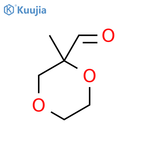 2-Methyl-1,4-dioxane-2-carbaldehyde structure