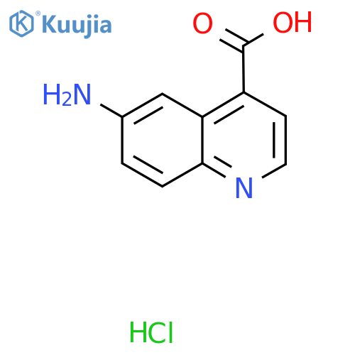 6-aminoquinoline-4-carboxylic acid hydrochloride structure