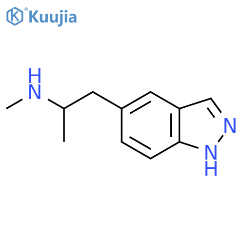 1-(1H-indazol-5-yl)propan-2-yl(methyl)amine structure