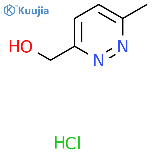 (6-Methylpyridazin-3-yl)methanol hydrochloride structure