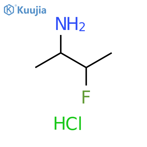 2-Butanamine, 3-fluoro-, hydrochloride (1:1) structure