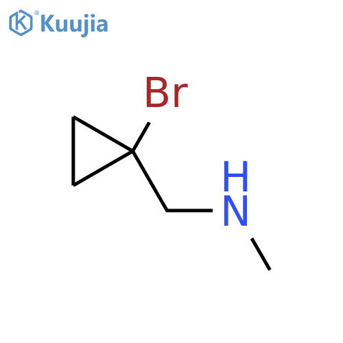 (1-bromocyclopropyl)methyl(methyl)amine structure