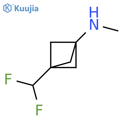3-(difluoromethyl)-N-methylbicyclo1.1.1pentan-1-amine structure