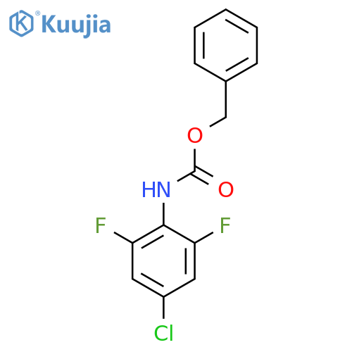 benzyl N-(4-chloro-2,6-difluorophenyl)carbamate structure