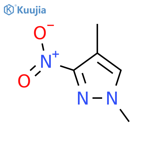 1,4-dimethyl-3-nitro-1H-pyrazole structure