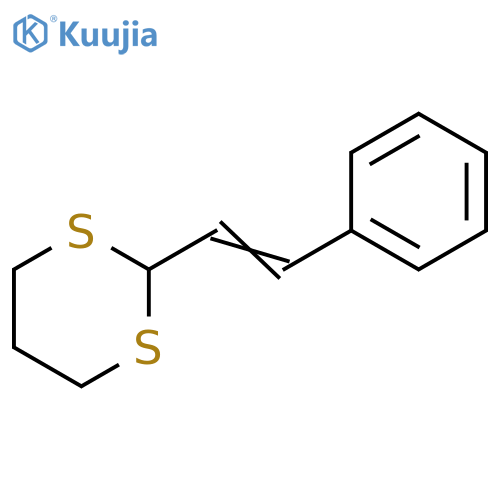 1,3-Dithiane, 2-(2-phenylethenyl)- structure