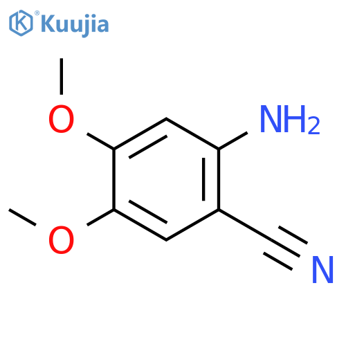 2-Amino-4,5-dimethoxybenzonitrile structure