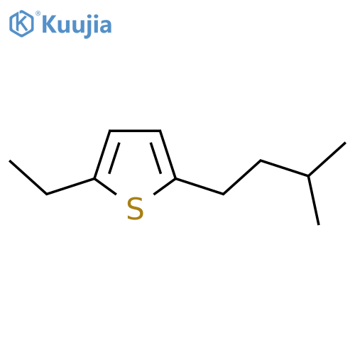 2-Ethyl-5-isopentylthiophene structure
