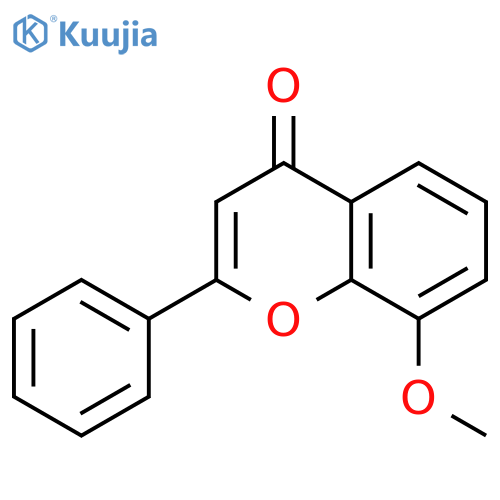4H-1-Benzopyran-4-one,8-methoxy-2-phenyl- structure