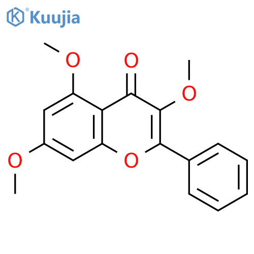 4H-1-Benzopyran-4-one,3,5,7-trimethoxy-2-phenyl- structure