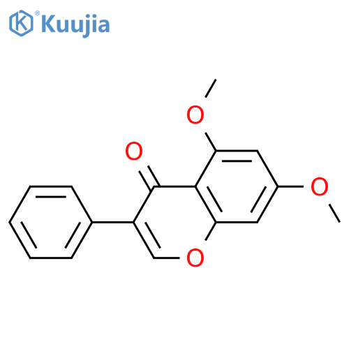 5,7-Dimethoxyisoflavone structure