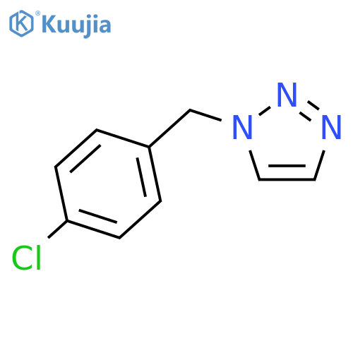 1H-1,2,3-Triazole, 1-[(4-chlorophenyl)methyl]- structure