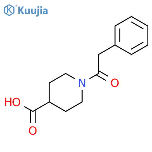 1-(Phenylacetyl)piperidine-4-carboxylic Acid structure