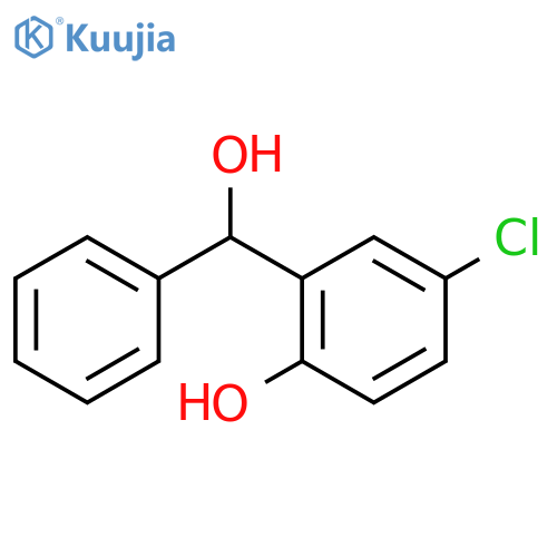 Benzenemethanol, 5-chloro-2-hydroxy-a-phenyl- structure