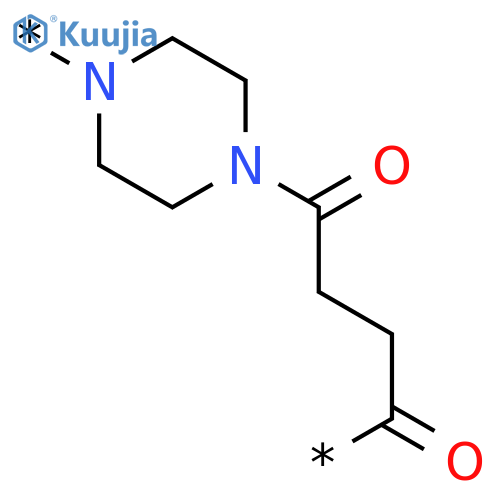 Poly[1,4-piperazinediyl(1,4-dioxo-1,4-butanediyl)] structure