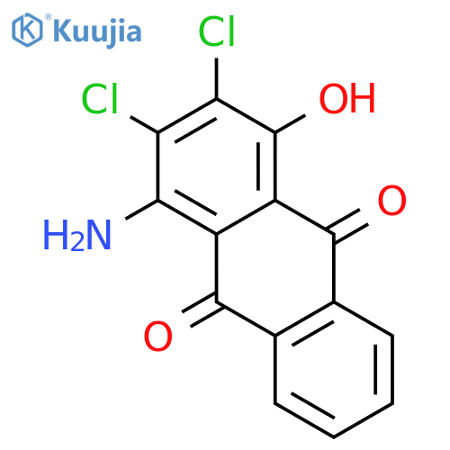 9,10-ANTHRACENEDIONE, 1-AMINO-2,3-DICHLORO-4-HYDROXY- structure