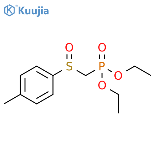 Phosphonic acid, [[(4-methylphenyl)sulfinyl]methyl]-, diethyl ester structure