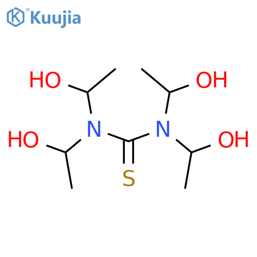 Thiourea, tetrakis(1-hydroxyethyl)- structure