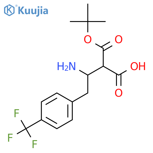 Boc-(R)-3-Amino-4-(4-trifluoromethyl-phenyl)-butyric acid structure