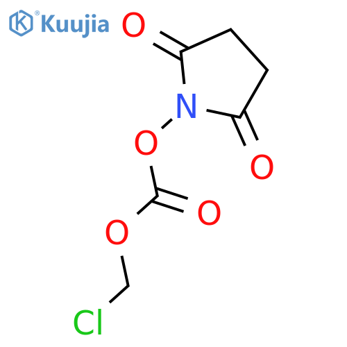 2,5-Pyrrolidinedione, 1-[[(chloromethoxy)carbonyl]oxy]- structure