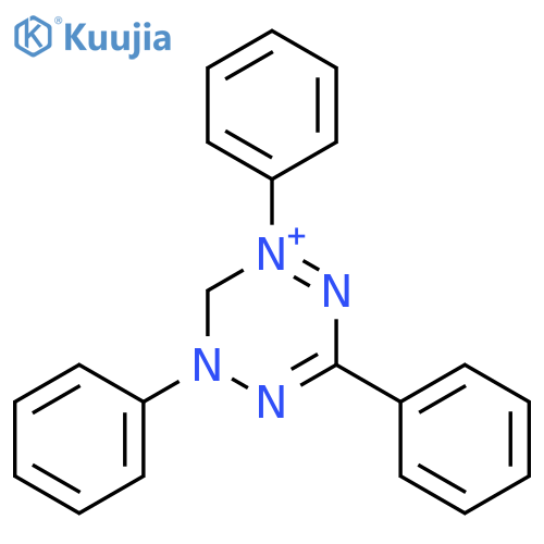 1,2,4,5-Tetrazinium, 5,6-dihydro-1,3,5-triphenyl- structure